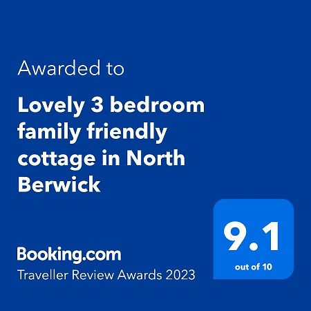 Lovely 3 Bedroom Family Friendly Cottage In ノース・バーウィック エクステリア 写真